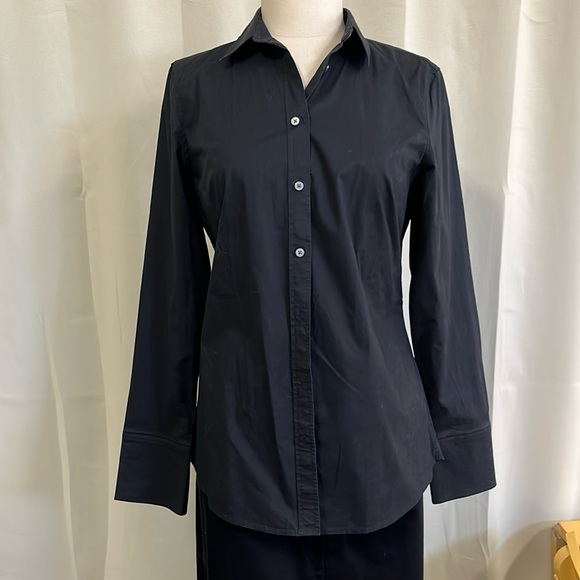 Banana Republic Tops - Banana Republic Black Oxford blouse
